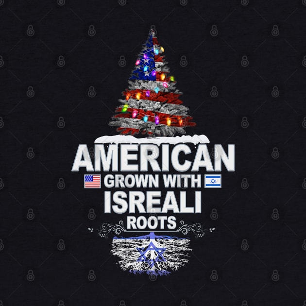 Christmas Tree  American Grown With Isreali Roots - Gift for Isreali From Israel by Country Flags